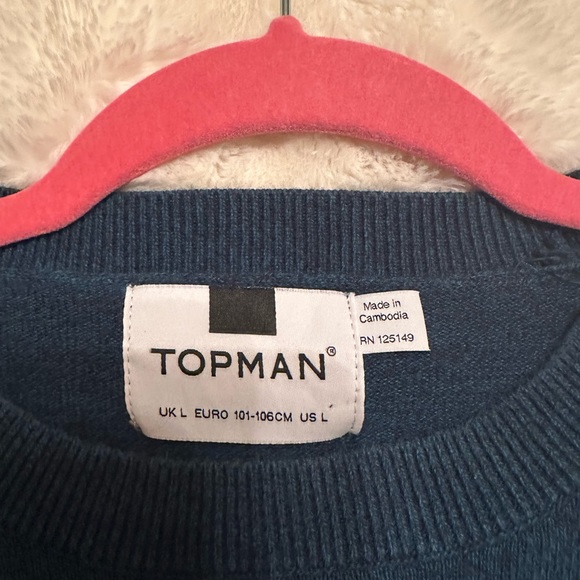 Men’s Topman  Crewneck Sweater -Large - Picture 2 of 5